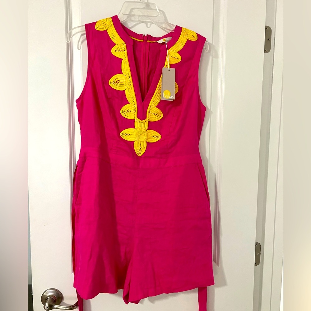 Boden I Linen Romper NWT size 8